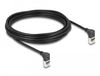 DeLOCK 80284 Netwerkkabel Zwart 5 m Cat6a S/FTP