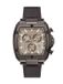 Gc Watches Gc Y83008G1MF Spirit Tonneau Horloge Mannen Zilverkleurig Staal Bruin Siliconen 44mm