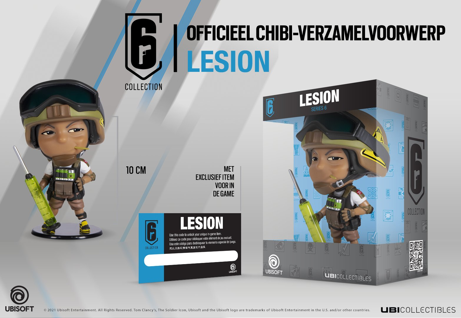 Ubisoft Chibi Six Collection-beeldje: Lesion Merchandise