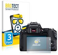 brotect Glas Screenprotector compatibel met Canon EOS 250D (3 Stuks) - Beschermglas met 9H hardheid