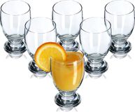 KADAX Waterglazen, set van 6, transparant, 250 ml