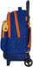Valencia Basket Schoolrugzak met Wielen Compact Valencia Basket M918 Blauw Oranje