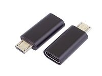 PremiumCord USB-C naar Micro-USB-adapter, USB-C/bus naar USB 2.0 micro-B/stekker, kleur zwart