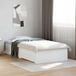 vidaXL Bedframe met lade met opslag Wit Bewerkt hout