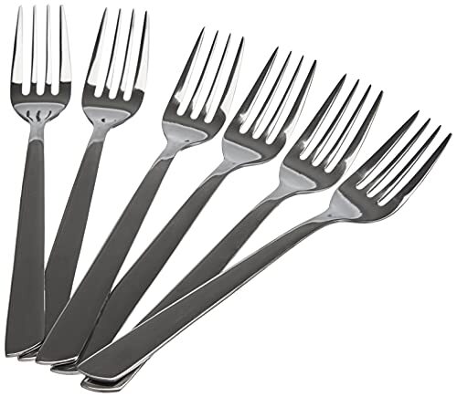 Arcos Serie Toscana - Cake Fork Set (6 vorken) - Monoblock uit één stuk roestvrij staal 18/10 en 140 mm Kleur Zilver