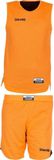 Spalding Double Face Reversible Basketbalset Kinderen - Oranje / Zwart | Maat: 116