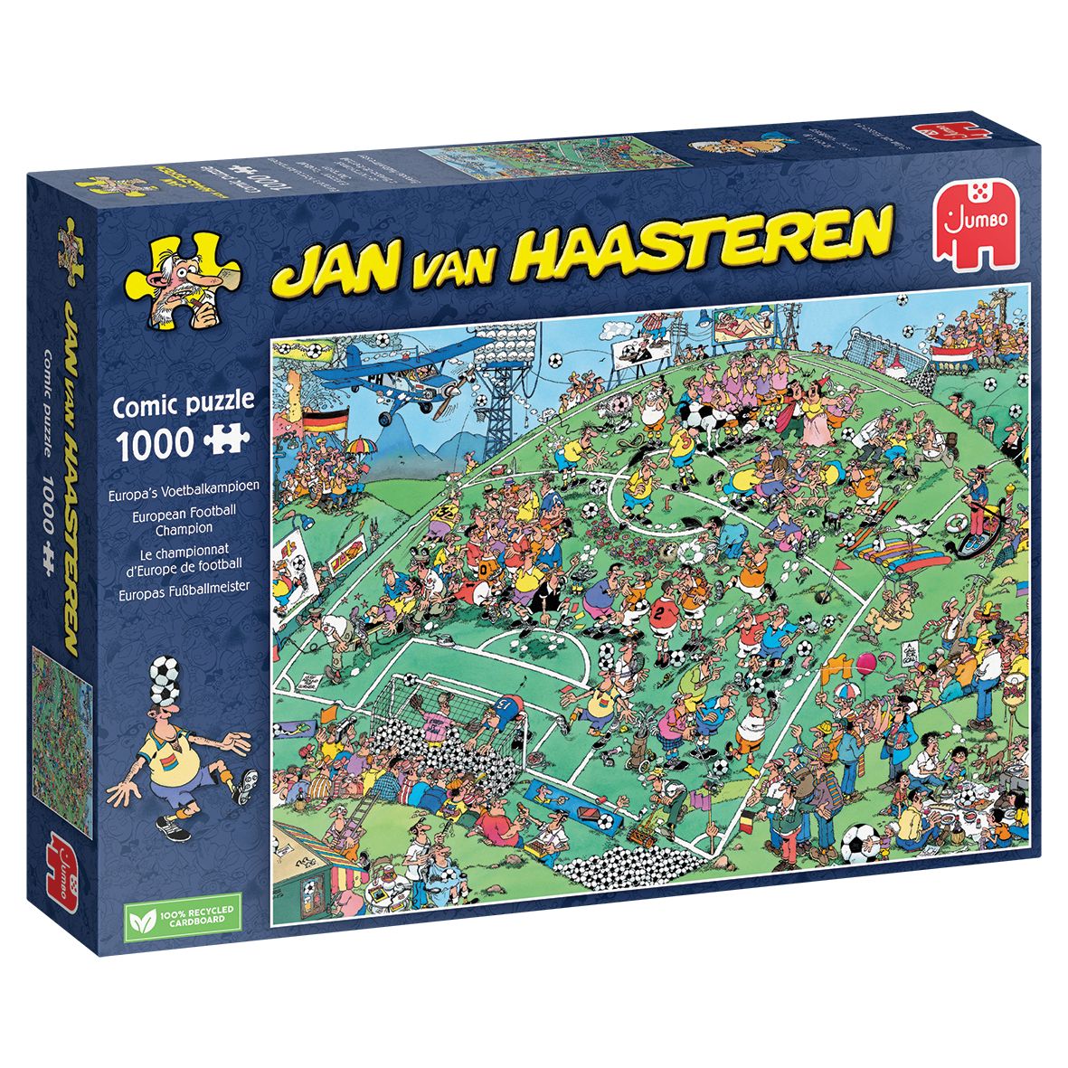 Jan van Haasteren - Europa's Voetbalkampioen 1000 stukjes Puzzel - Humor - Volwassenen & Kinderen