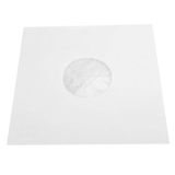 Bindpo Pochettes pour disques vinyles, 20 pièces 12 pouces pochettes extérieures pour disques vinyles Pochette de protection avec pochette intérieure, antistatique, anti-poussière, blanc