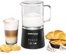 ROMMELSBACHER MS 625 Melkopschuimer met Glazen Kan, 5 Programma's voor Cappuccino, Latte Macchiato, Chocolademelk, Geschikt voor Plantaardige Melk, Testsieger ETM 2026