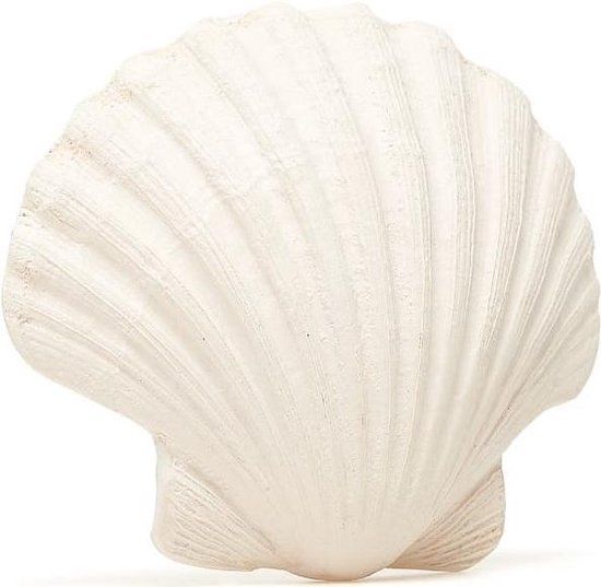Lanco Toys Lanco Rubberen Bijtspeeltje - Schelp - Wit - 0-3 jaar
