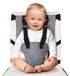 Siège auto portable avec ceinture de sécurité et bretelles réglables