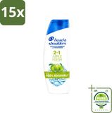 Head & Shoulders 15 x Shampoo 2-en-1 Pomme Fraîche 300 ml