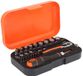BAHCO DOPSLEUTELSET 1/4 SOCKET & BIT SET 34PCS STD