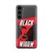 ERT GROUP mobiel telefoonhoesje voor Samsung S23 origineel en officieel erkend Marvel patroon Black Widow 012 optimaal aangepast aan de vorm van de mobiele telefoon, gedeeltelijk bedrukt
