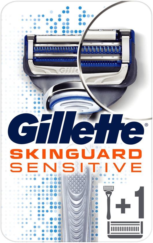 Gillette Skinguard Sensitive - Scheermesje + 1 Navulmesje