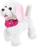 Jamara RC Hond Wit Junior 22 cm - Pluche & Kunststof - Unisex