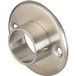 Häfele Support de tube d'armoire en acier inoxydable à visser sur la paroi latérale, diamètre Ø 25 mm
