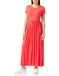 Amazon Essentials Dames Maxi-jurk met korte mouwen (verkrijgbaar in grote maten)