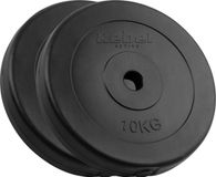 Rebel Active - Bitumineuze Halterschijven - 2x10kg - Zwart