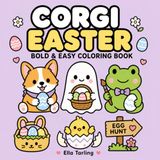 Corgi Easter Coloring Book