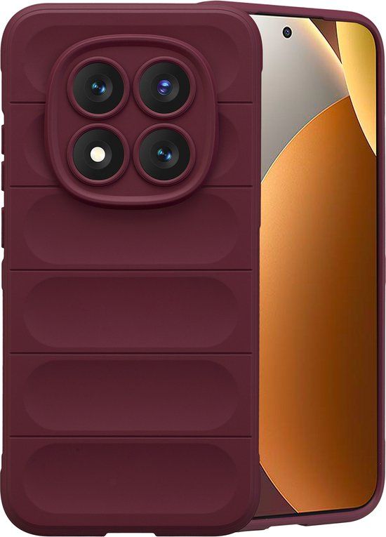 imoshion EasyGrip Backcover - Geschikt voor Xiaomi Redmi Note 15 Pro (5G) - Aubergine