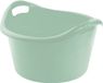 Hega Hogar Grote teil/afwasbak/kuip - kunststof - rond - handvatten - 45 x 27 cm - 18 liter - mintgroen