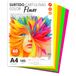 A4-karton, Ofituria A4 185 g/m² gekleurd karton (50 stuks, assortiment fluor)