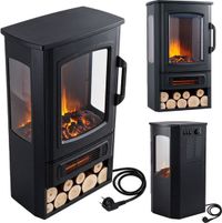 Xaralyn Elektrische haard - Stefanos - 2000 Watt verwarming - Vrijstaand - Zwart