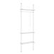 SoBuy KLS07-W Telescoop Kledingrek