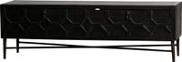 WOOOD BePureHome Bequest TV-meubel - Zwart - Industrieel - 160 cm