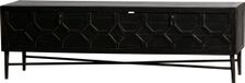 WOOOD BePureHome Bequest TV-meubel - Zwart - Industrieel - 160 cm