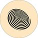 Bonateks, Ronde digitaal bedrukte muismat, antislip onderkant, voor kantoor en thuis, diameter: 22 cm