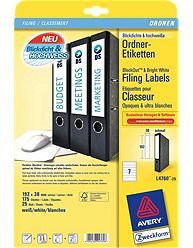 Avery Zweckform Avery L4760-25 - A4 Label - White - 175 Labels