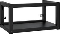 vidaXL Wastafelframe - Wandgemonteerd - 59x38x31 cm - IJzer - Zwart