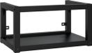 vidaXL Wastafelframe - Wandgemonteerd - 59x38x31 cm - IJzer - Zwart