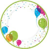 Duni Borden Splash Balloons 22 cm 10 stuks