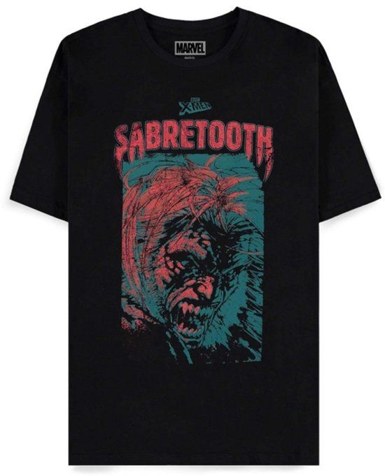 X-Men Sabretooth Heren T-shirt - zwart - S