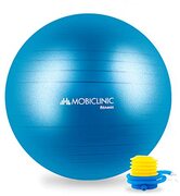 Mobiclinic Fitnessbal, Pilates bal, Inclusief pomp, Anti-slip, Anti burst, Swiss ball, Yoga bal, Gym bal, Zwangerschapsbal, Goede houding bij het thuiswerken, Model PY-01, 65 cm, Workout