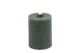 Decostar Countryfield Stompkaars rustiek LED rond Lyon donkergroen 2 stuks hoogte 9 x 5 cm
