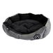 Générique Achthoekige mand 60 cm – zwart en grijs – voor honden