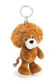 62730 King Kimari 62730 Lion Keychain, 10 cm, Brown, Plush Companion for Backpack or Bag, Keychain for Young and Old