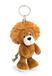 62730 King Kimari 62730 Lion Keychain, 10 cm, Brown, Plush Companion for Backpack or Bag, Keychain for Young and Old