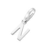 Giorgio Martello Milano Giorgio Martello letter N charm | gerhodineerd zilver 925