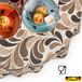 ANRO Tafelkleed Ovaal 260x140cm Beige Druppels