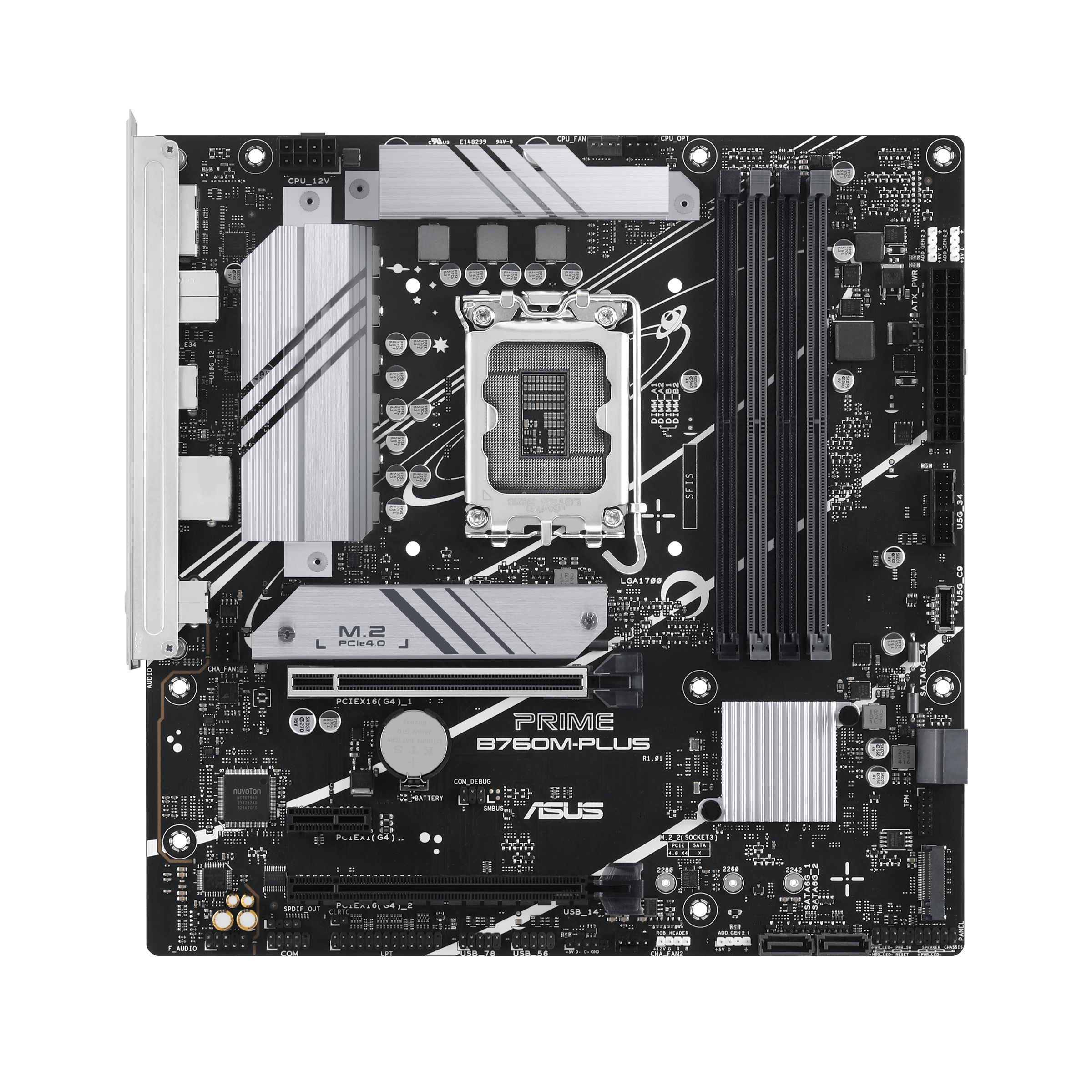 ASUS PRIME B760M-PLUS - Micro ATX Motherboard - Intel B760 - LGA 1700 - DDR5