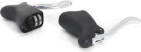 XLC Poignée de frein BL-R01 – Pour guidons de course – Freins sur jante – Aluminium – Noir/Argent