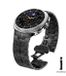 False DrPhone Titanium Pro Strap – Metalen Horlogeband – Compatibel voor Samsung Galaxy Watch Ultra 47mm - RVS & Titanium – Butterfly Sluiting – Verstelbaar – Zwart