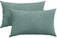 vidaXL - Zitkussens - 2 stuks - Zeegroen - 50 x 30 cm - Corduroy stof