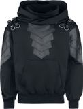 Punk Rave Punk Hooded Armor Element Hoodie Homme Sweat à capuche - Noir - M