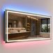 Merkloos Relaxdays Badkamerspiegel met verlichting - 60 x 80 cm
